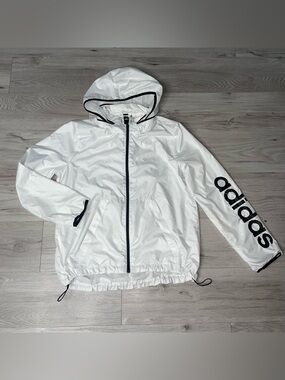 Adidas Jacket L 16-18 Windbreaker Activewear Athleisure Streetwear Blokecore Gym